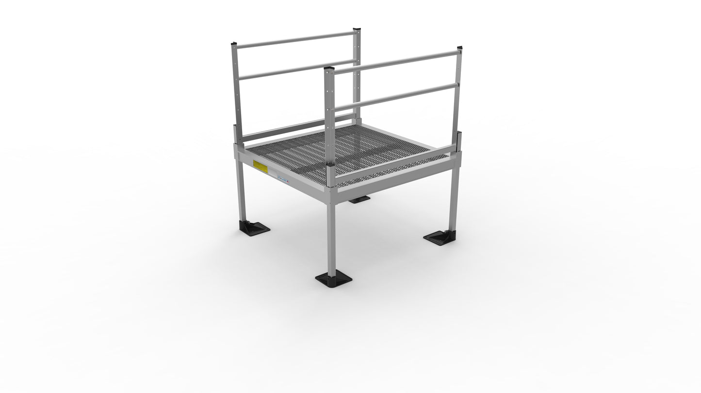 PATHWAY® 3G Platforms- Expanded Metal Surface- Two Line Handrails