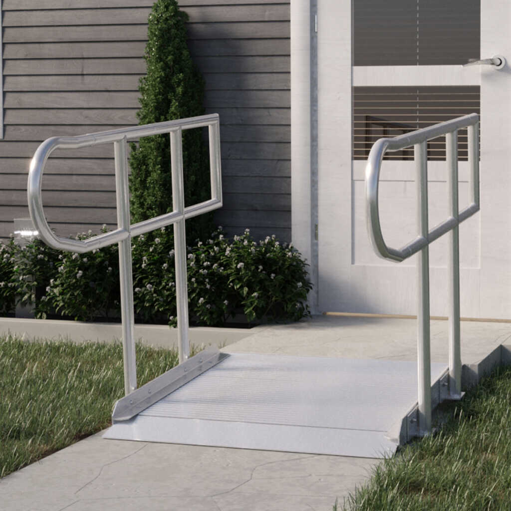 36" Wide Aluminum Curb Ramps