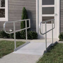 36" Wide Aluminum Curb Ramps